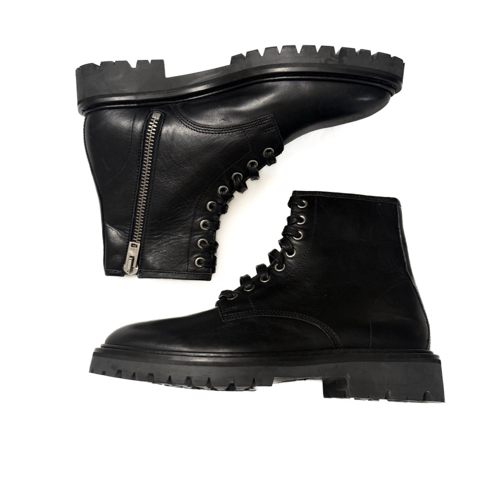 IRO Faye leather Ranger boots Lace Up - Picture 3 of 6